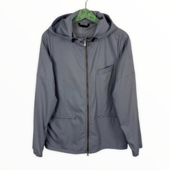 lululemon athletica Other - Lululemon Man’s Windbreaker Zip Up Jacket Medium Hooded Blue